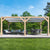 Pergola à lames en bois Meridian 10 x 20 Pergola à lames en bois Meridian 10 x 20