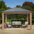 Gazebo Yardistry 12 x 14 avec toit en acier Gazebo Yardistry 12 x 14 avec toit en acier