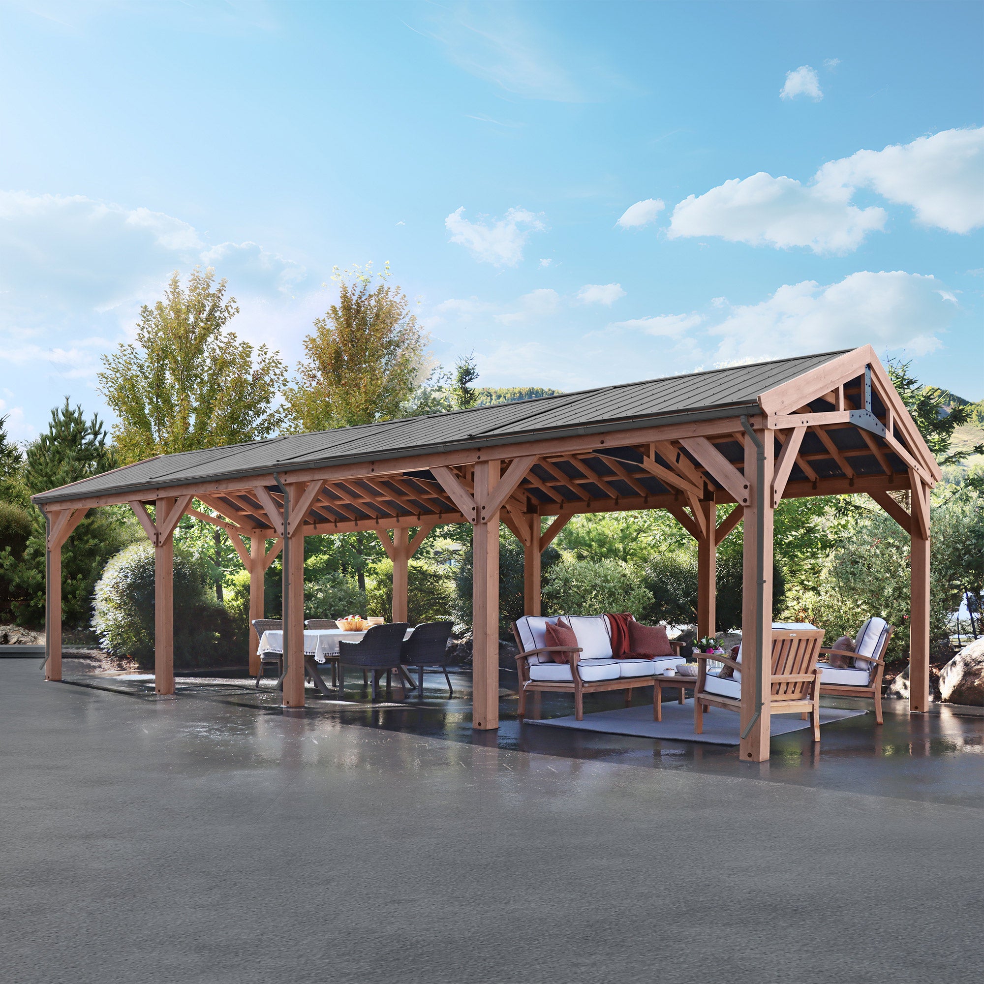 Kit de gouttière pour le pavillon d'auto 14 x 34 Kit de gouttière pour le pavillon d'auto 14 x 34