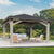 Pavillon à ossature bois 16 x 16 Pavillon à ossature bois 16 x 16