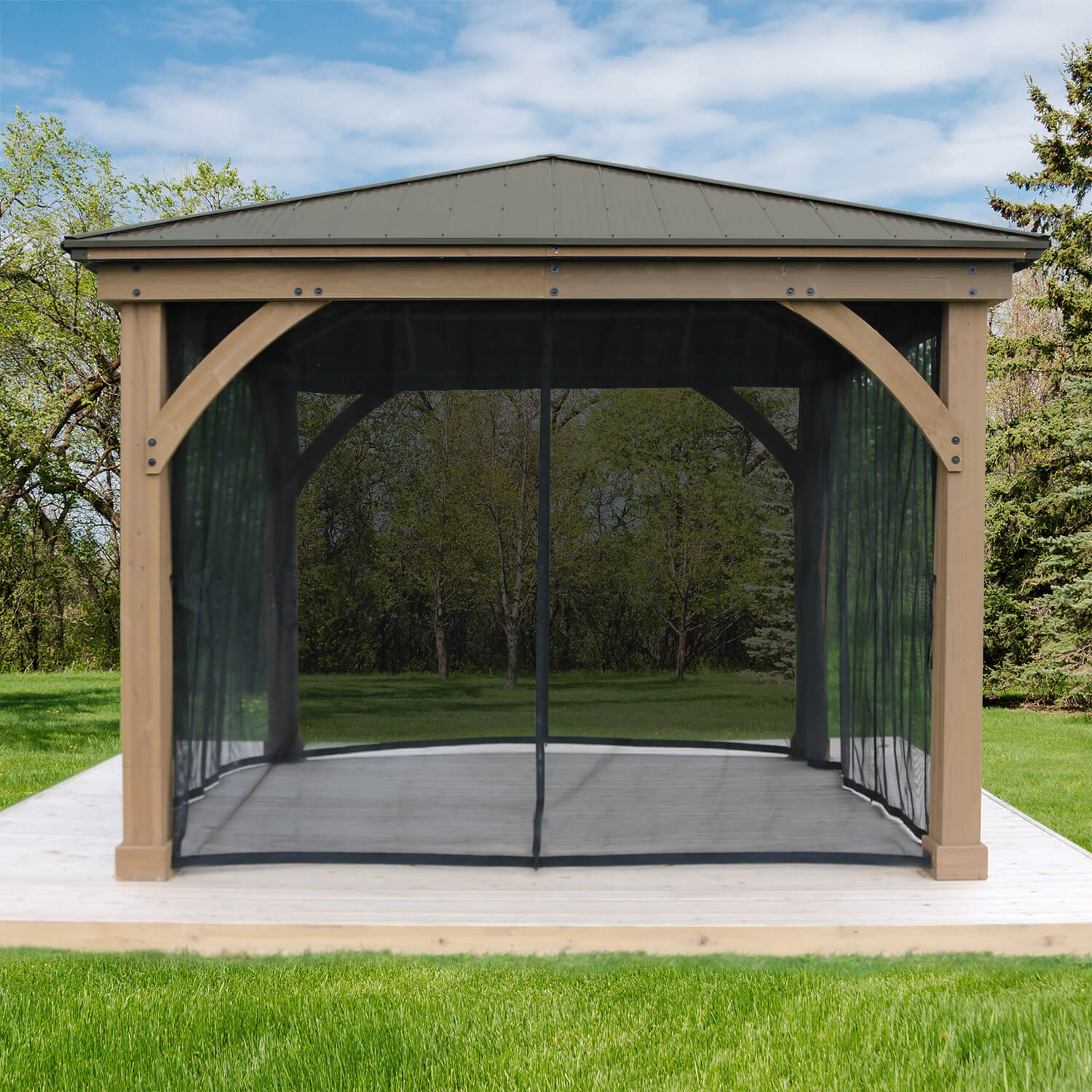 Ensemble de moustiquaire pour gazebo 12 x 12 (Costco) Ensemble de moustiquaire pour gazebo 12 x 12 (Costco)