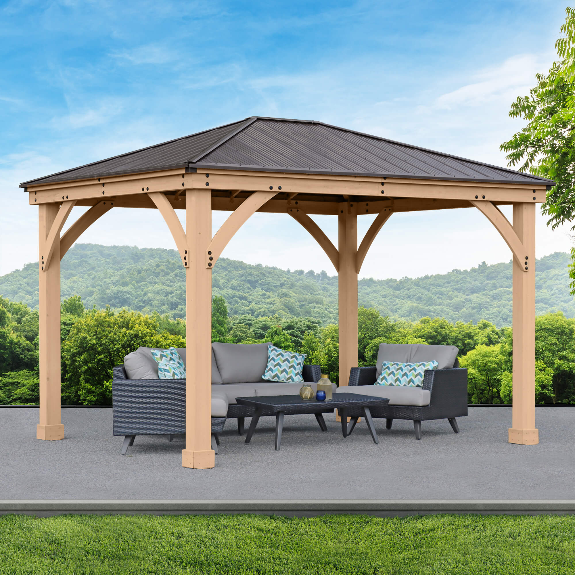 10 x 12 Meridian Gazebo 10 x 12 Meridian Gazebo
