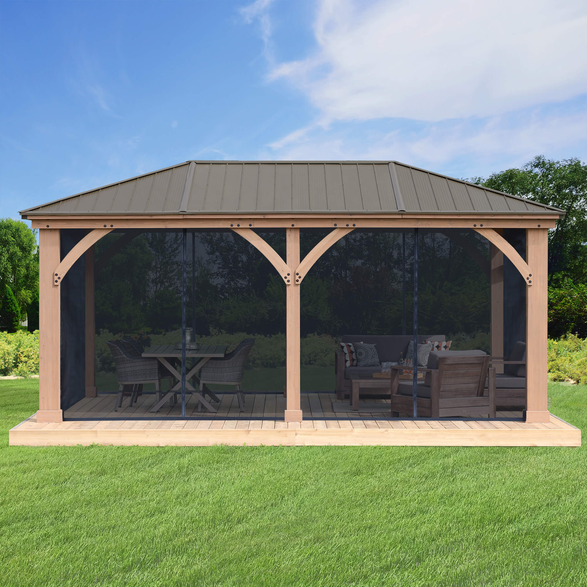 Ensemble de moustiquaire pour gazebo 12 x 20 (Costco) Ensemble de moustiquaire pour gazebo 12 x 20 (Costco)