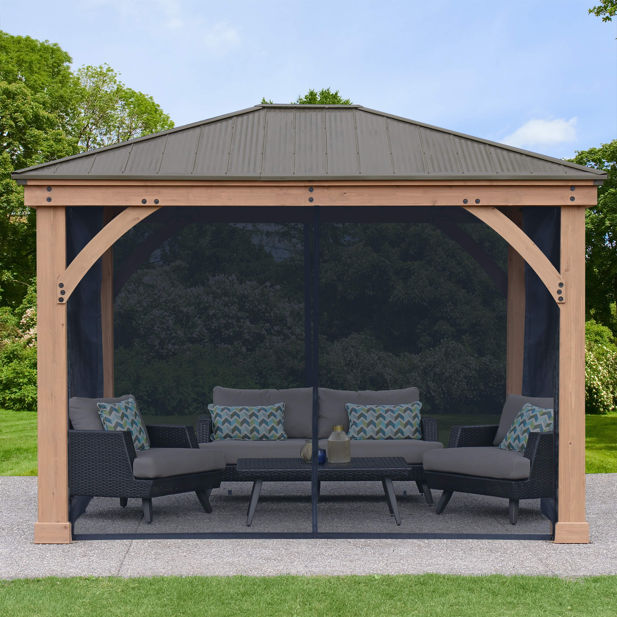 Ensemble de moustiquaire pour gazebo 12 x 10 (Costco) Ensemble de moustiquaire pour gazebo 12 x 10 (Costco)