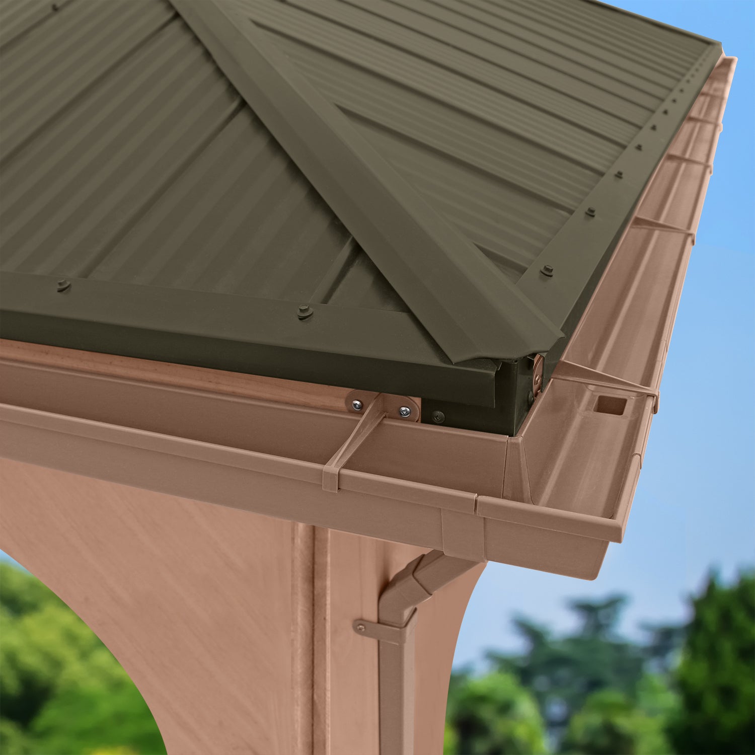12 x 14 Grand Gazebo Rain Gutter Kit 12 x 14 Grand Gazebo Rain Gutter Kit