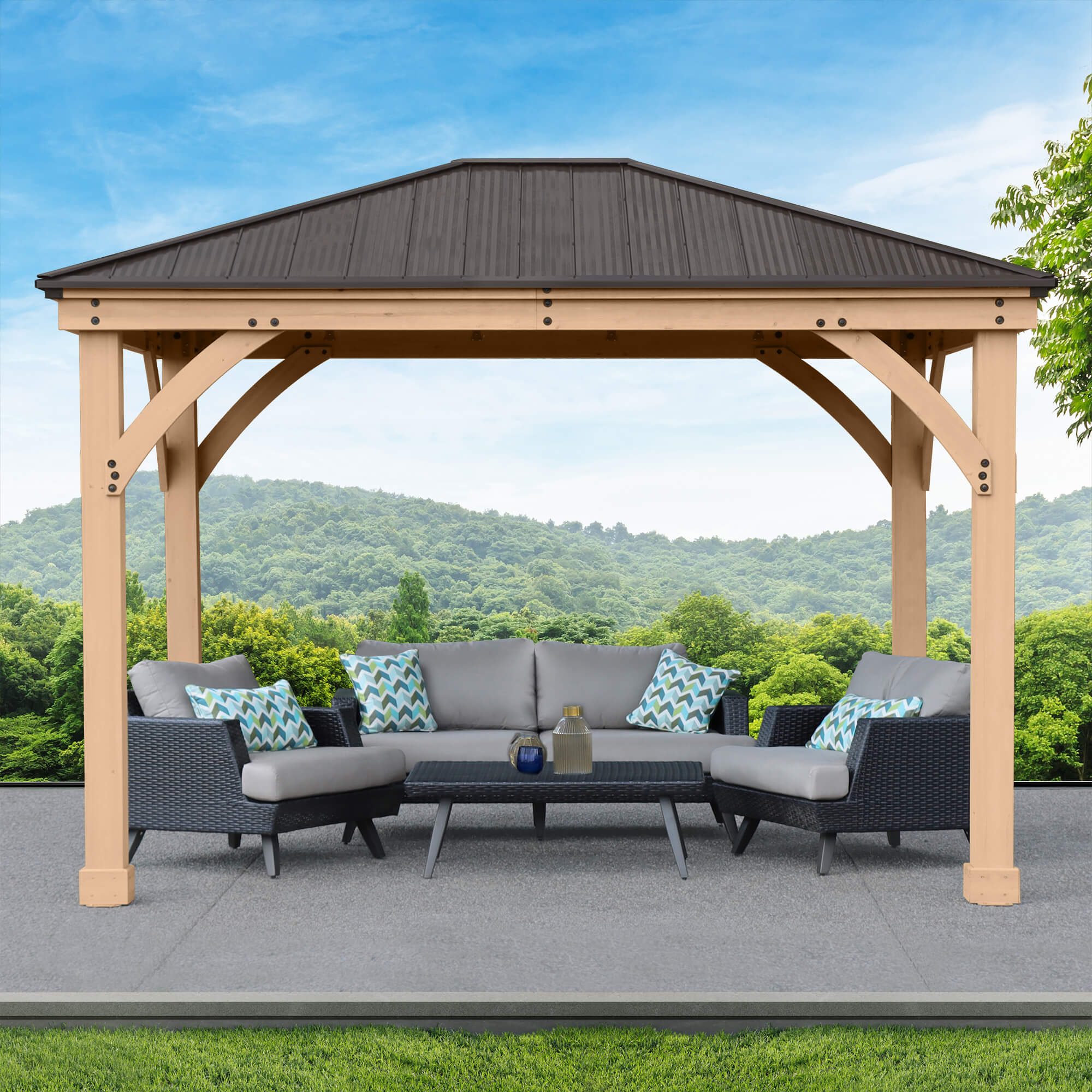 10 x 12 Meridian Gazebo 10 x 12 Meridian Gazebo