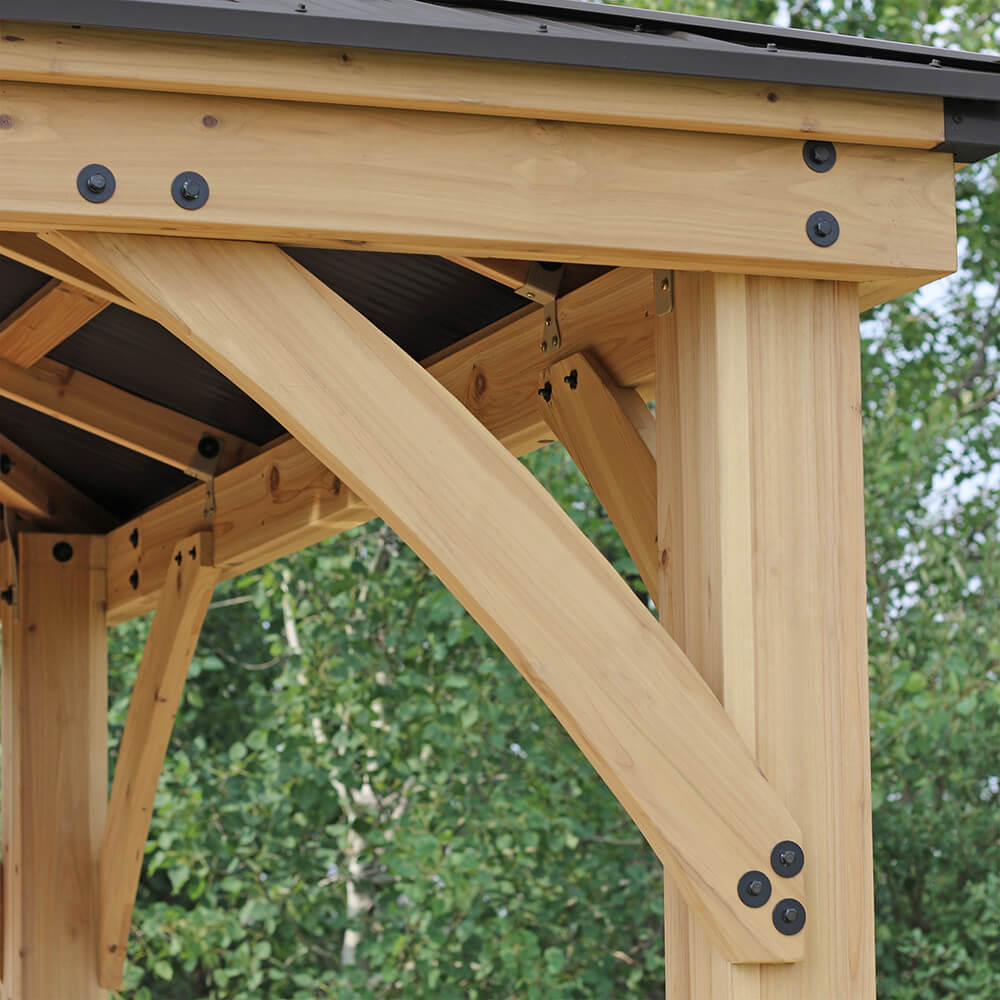 10 x 10 Meridian Gazebo Graphite Roof 10 x 10 Meridian Gazebo Graphite Roof
