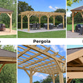 Gazebo, pergola ou pavillon. Quelle est la différence ?