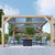 Pergola à lames en bois Meridian 10 x 12