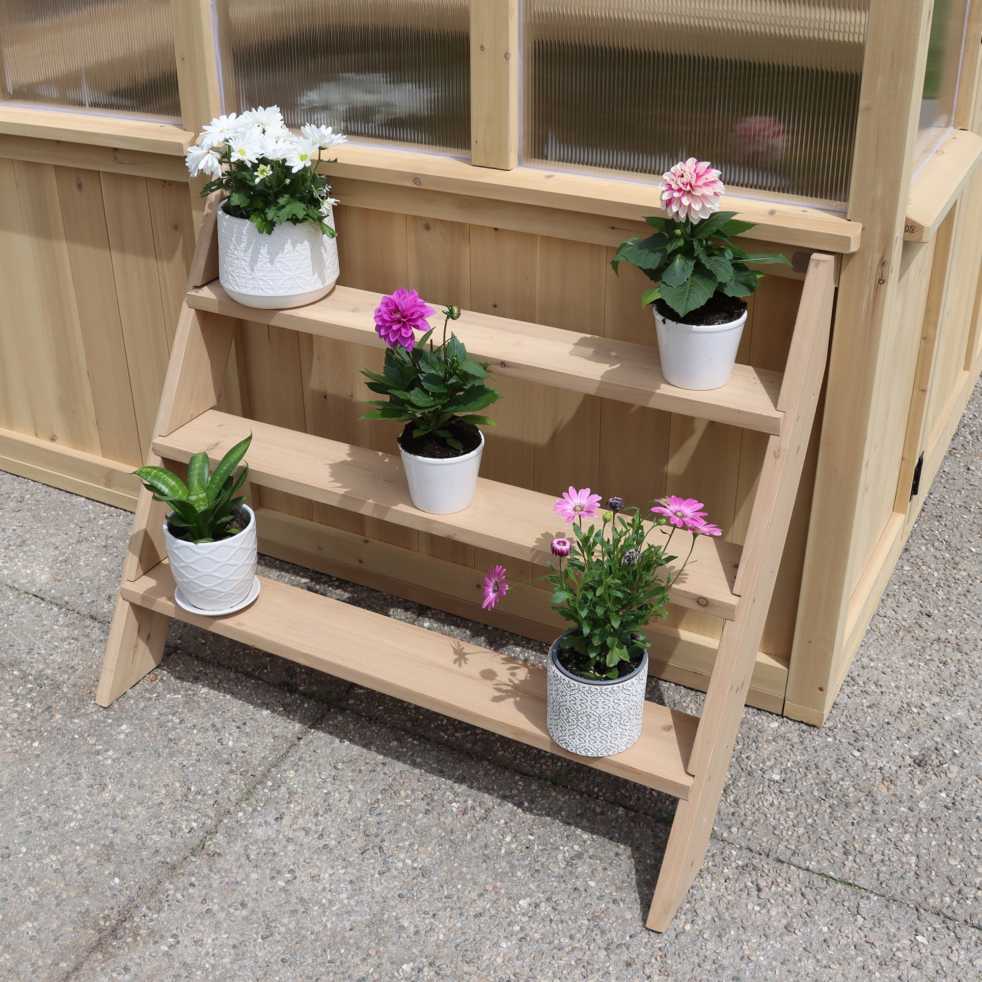 Greenhouse 3 - Tier Wooden Plant Stand