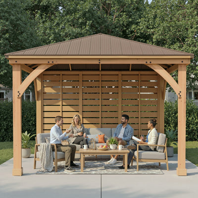 Configurable 3 Piece Privacy Wall Set