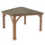 Pavillon en bois 12 x 14 avec toit en aluminium (Costco)