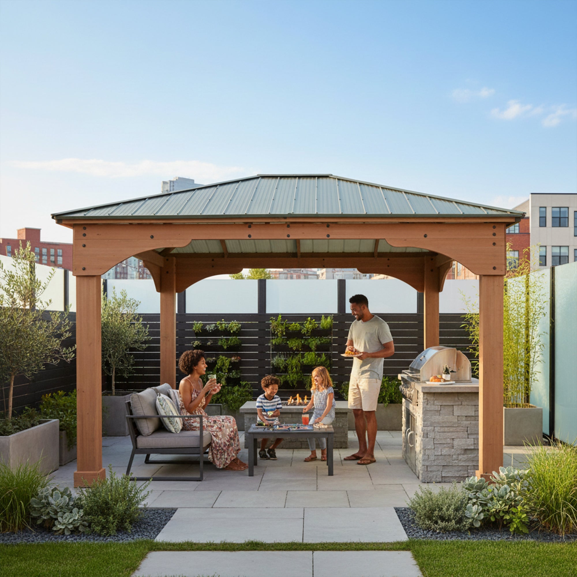 12 x 14 Grand Gazebo with Aluminum Roof (Costco)