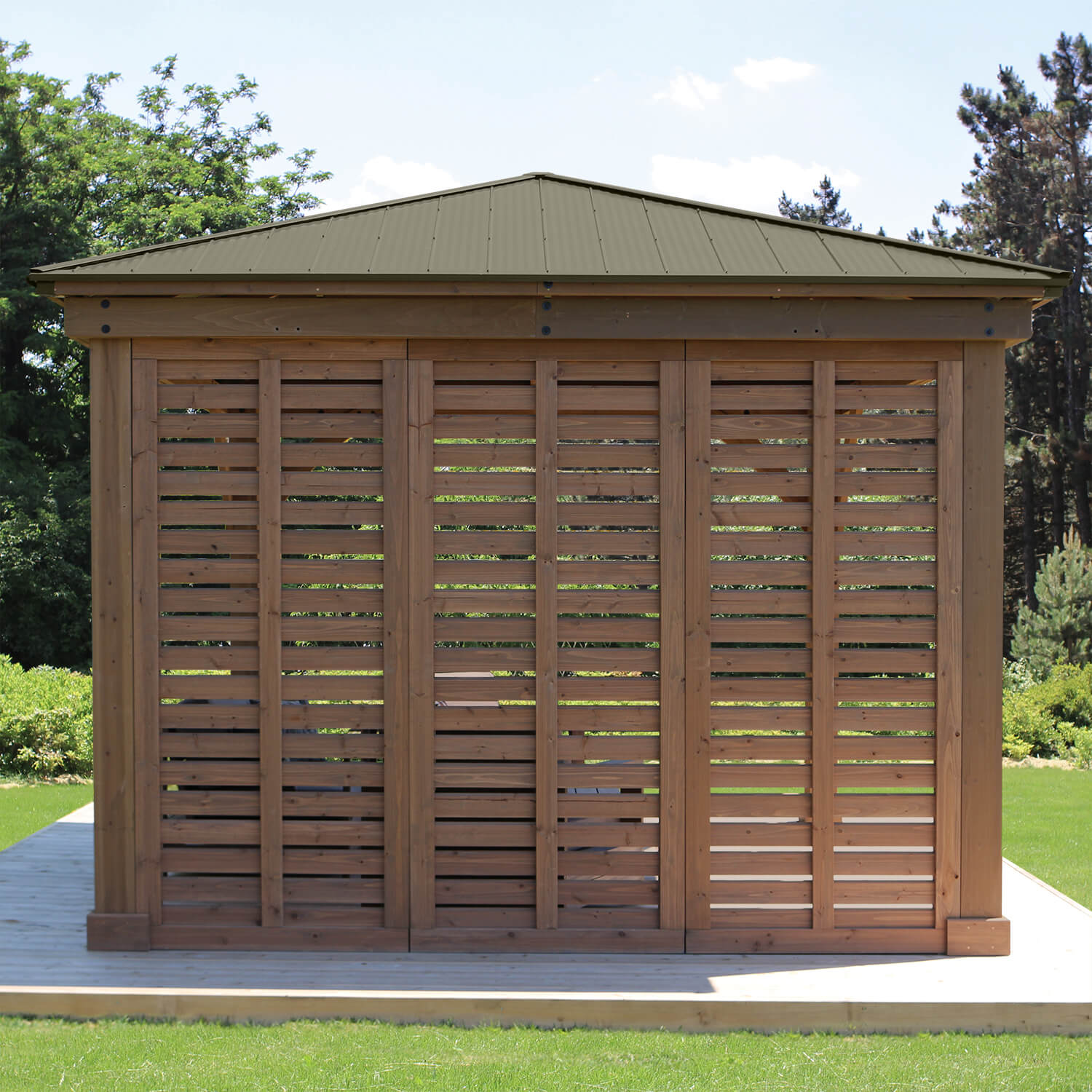 12' Gazebo Privacy Wall (Costco)