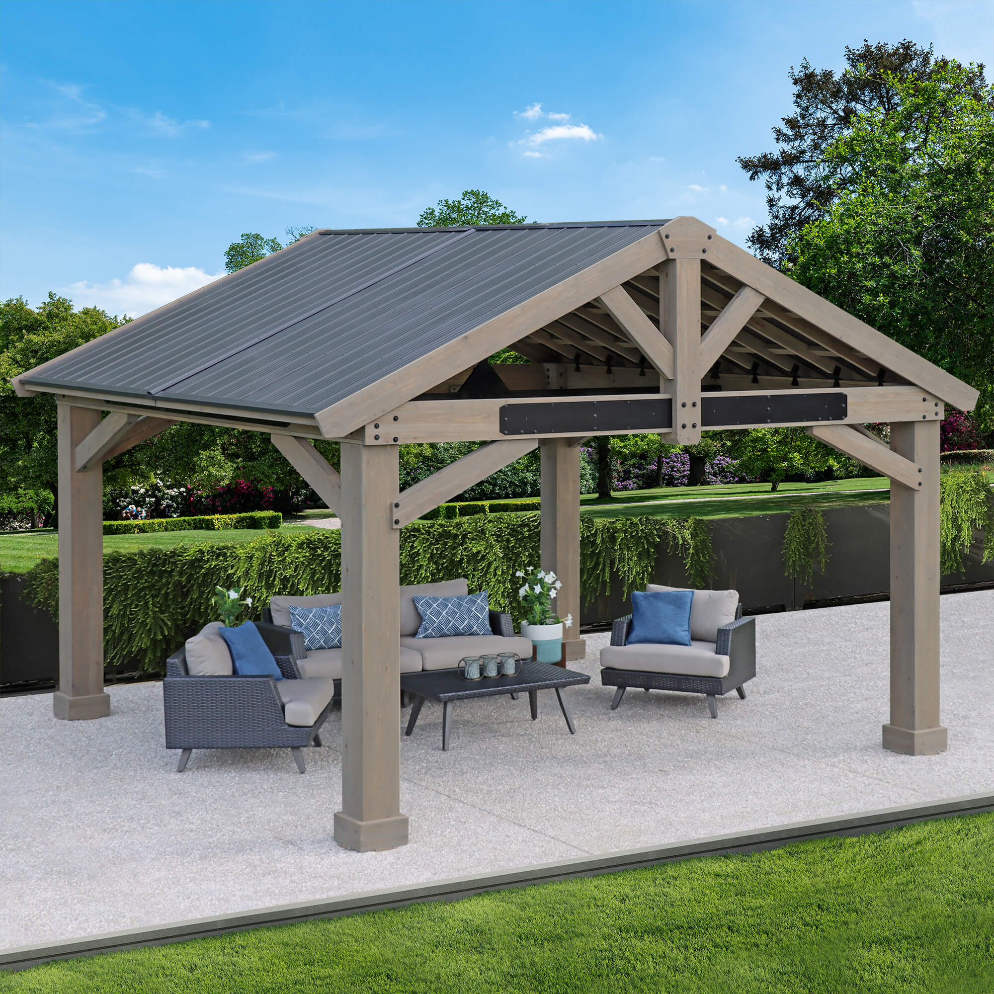 16 x 14 Timber Frame Pavilion