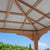 Grand gazebo 12 x 14 avec toit en aluminium