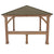 Comptoir en bois pour gazebo de 12 pi (Costco)