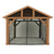 Kit de moustiquaire pour pavillon en bois 14 x 12