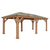 Pavillon en bois 12 x 24 avec toit en aluminium (Costco)