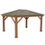 Gazebo en bois 12 x 16 avec toit en aluminium (Costco)