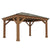 Gazebo en bois 12 x 16 avec toit en aluminium (Costco)