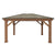 Gazebo en bois 12 x 16 avec toit en aluminium (Costco)