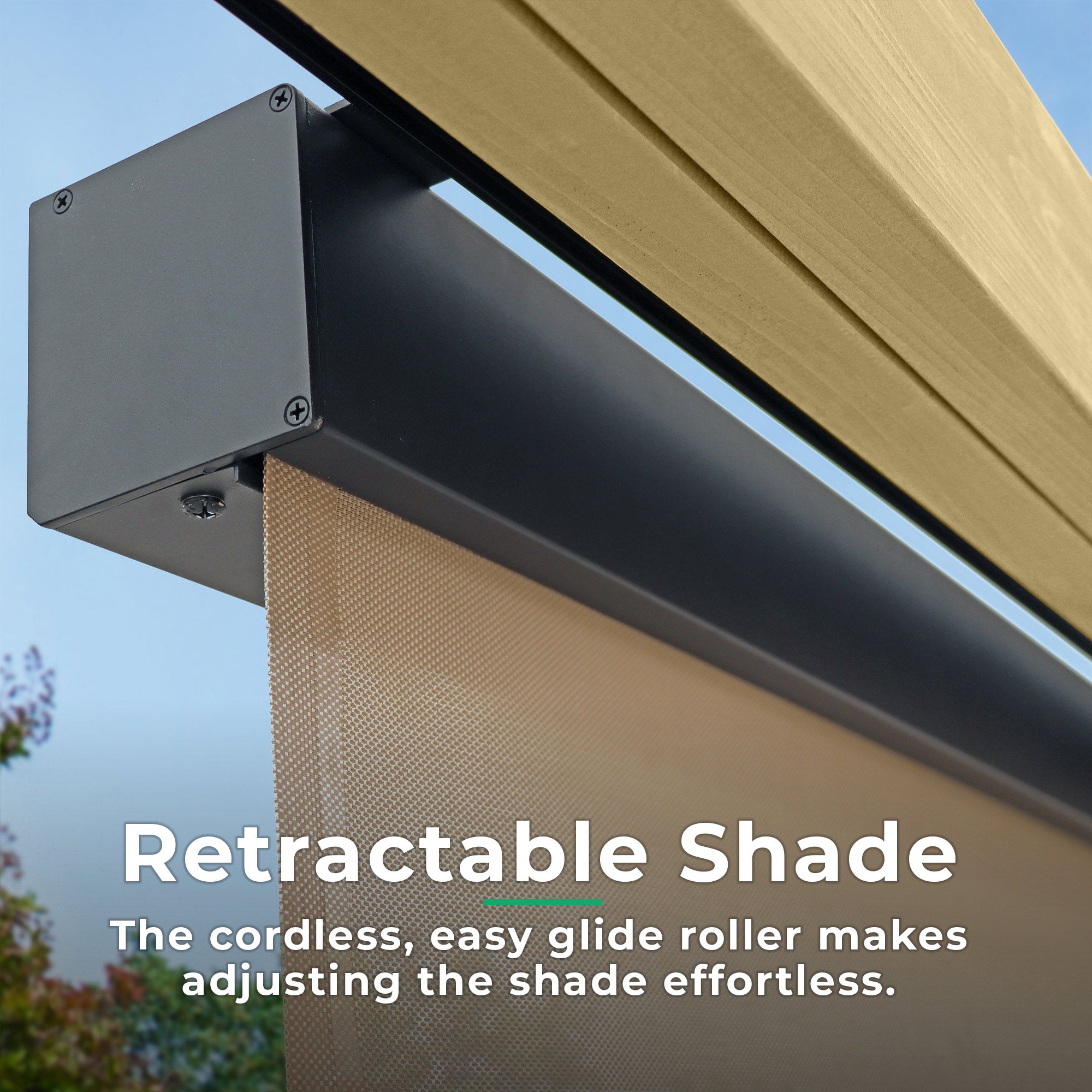 Outdoor Roller Shade 7.5 x 7.5