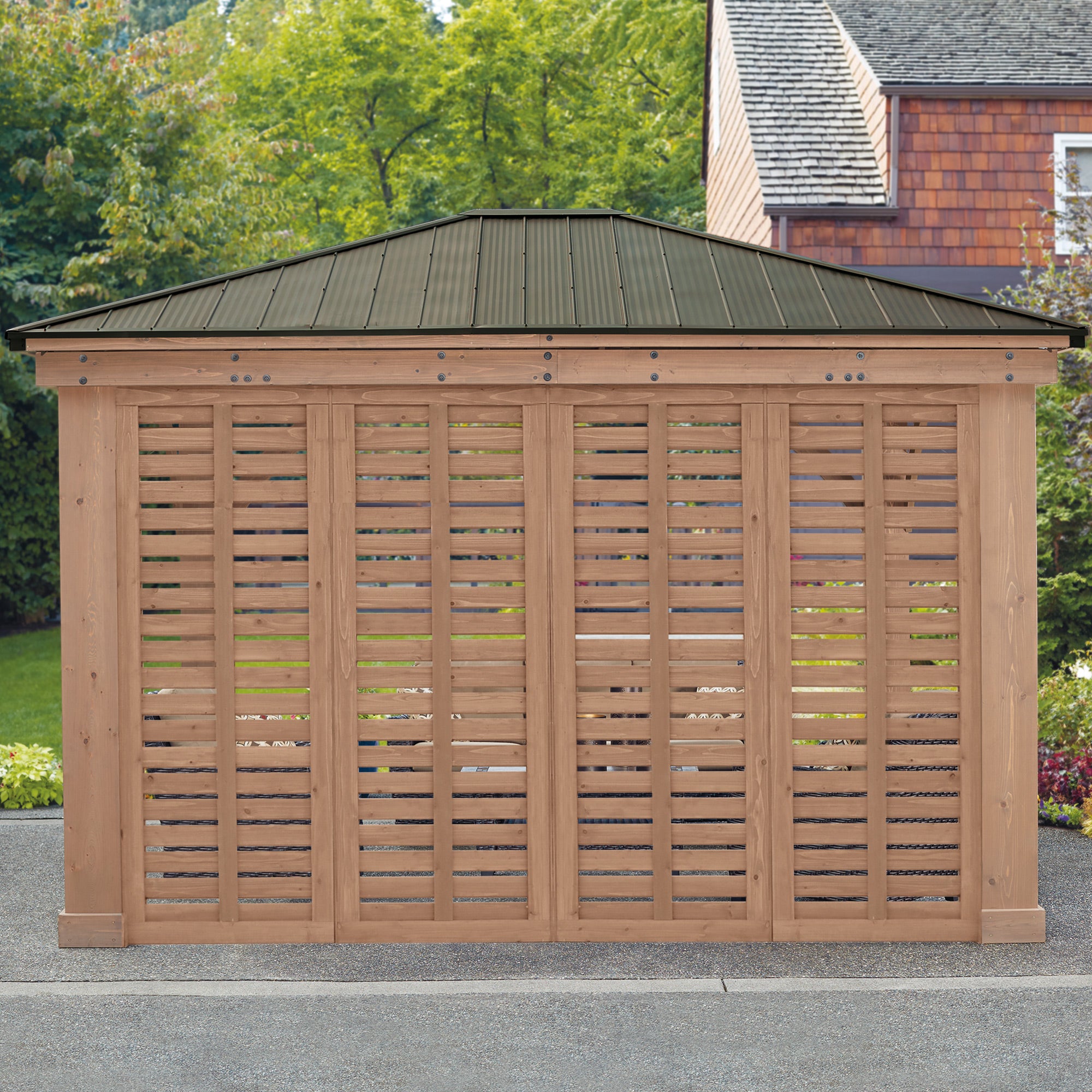 14 Wood Privacy Wall (Costco)